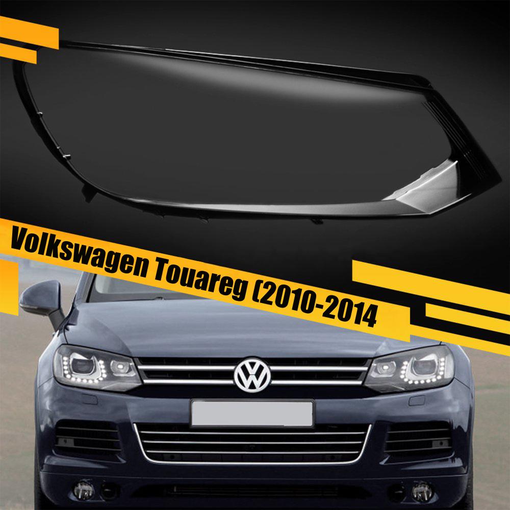 Стекло фары VW Volkswagen Touareg (2010-2014) дорест правое