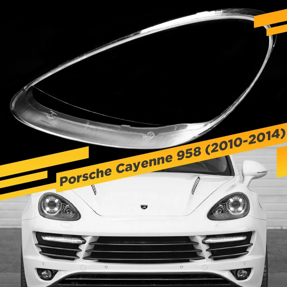Стекло фары Porsche Cayenne 958 (2010-2014) левое