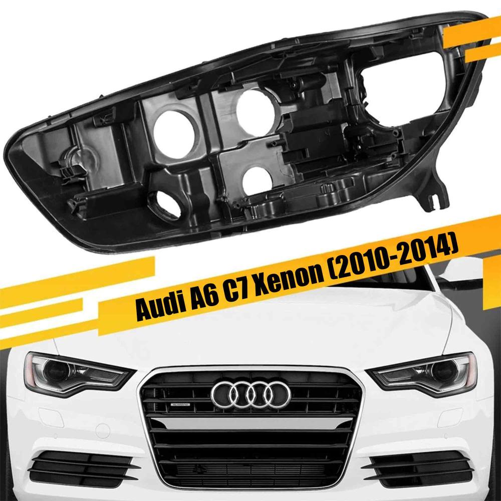 Корпус фары Audi A6 C7 Xenon (2010-2014) дорест левый 4G0941003M, 4G0941004M