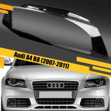 Скло фари Audi A4 B8 (2007-2011) дорест праве 8K0941029, 8K0941030 
