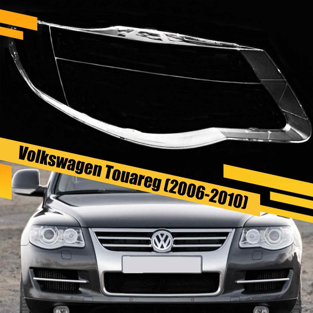 Стекло фары VW Volkswagen Touareg (2006-2010) рест правое