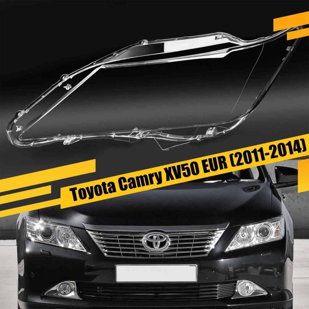 Стекло фары Toyota Camry XV50 EUR (2011-2014) дорест левое