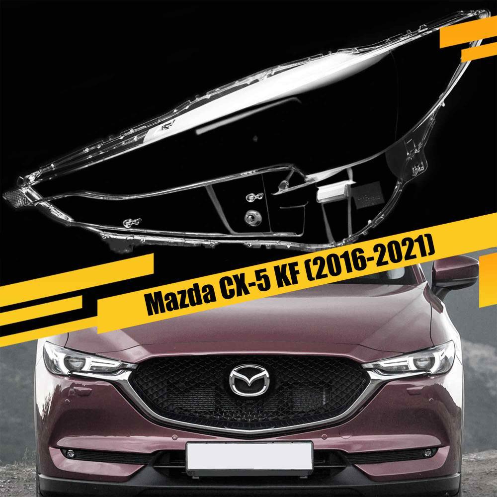 Стекло фары Mazda CX-5 KF (2016-2021) дорест левое