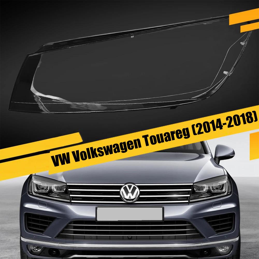 Стекло фары VW Volkswagen Touareg (2014-2018) рест левое
