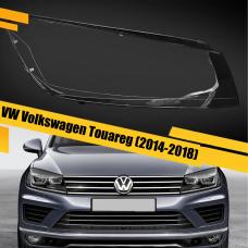 Стекло фары VW Volkswagen Touareg (2014-2018) рест правое