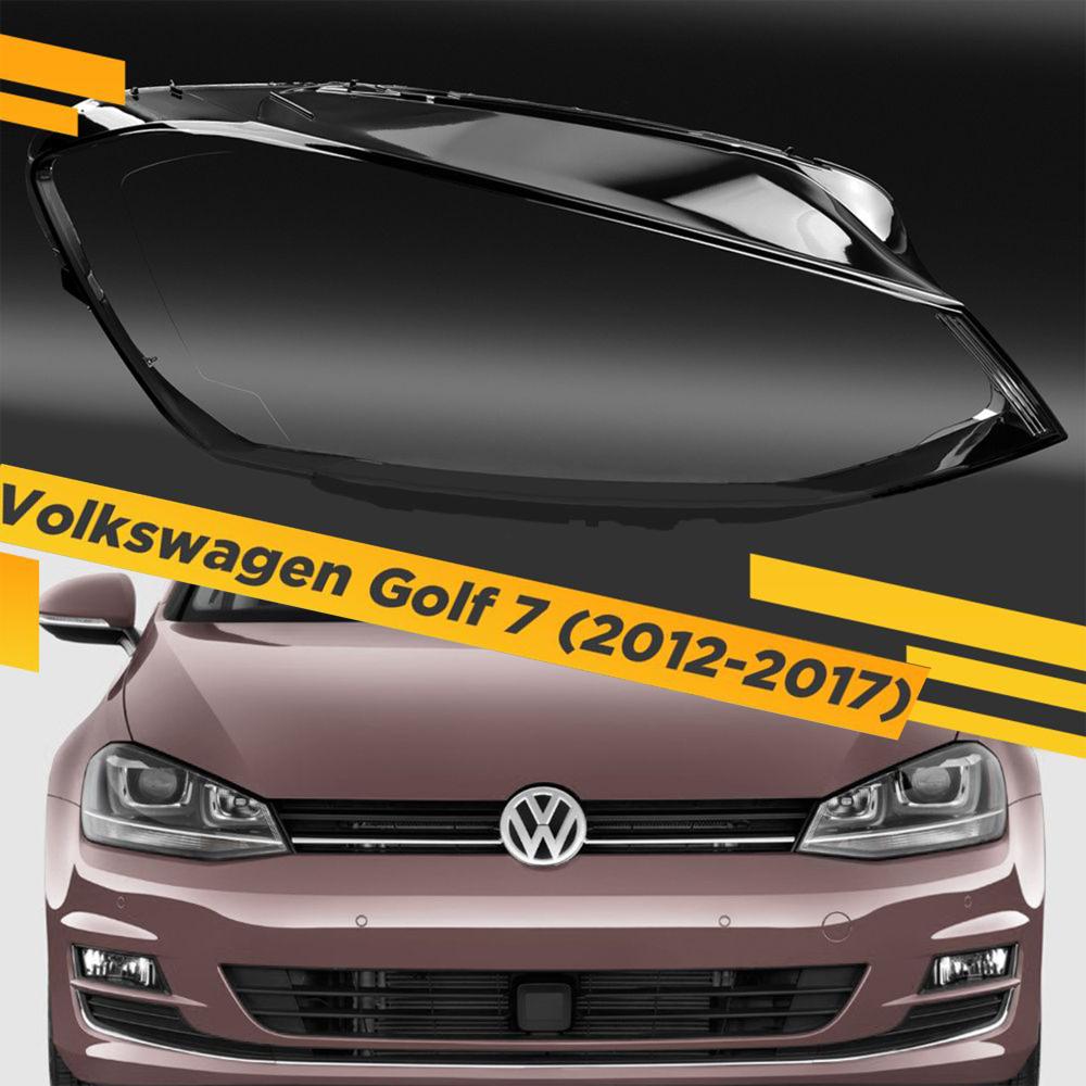 Стекло фары VW Volkswagen Golf 7 (2012-2017) дорест правое