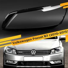 Стекло фары VW Volkswagen Passat B7 USA Halogen (2010-2015) левое