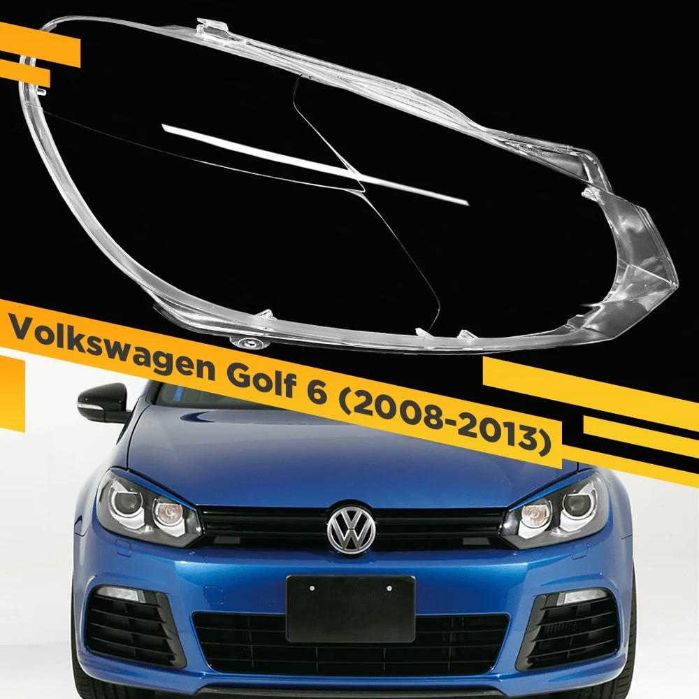 Стекло фары VW Volkswagen Golf 6 Hella (2008-2013) правое
