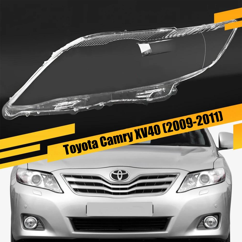 Cтекло для фары Toyota Camry XV40 (2009-2011) Рестайлинг левое