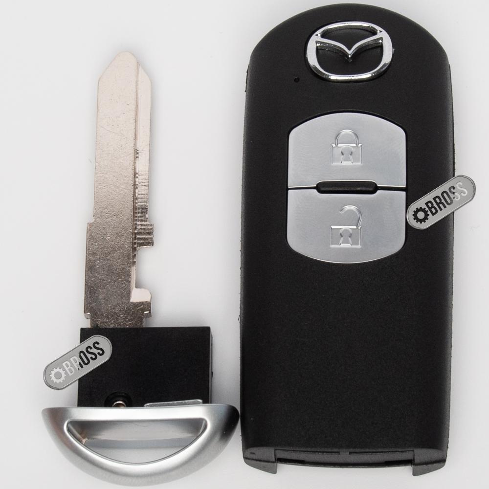 Корпус ключа на 2 кнопки Mazda CX-5, CX-7, CX-9, Mazda 2, 3, 5 ,6