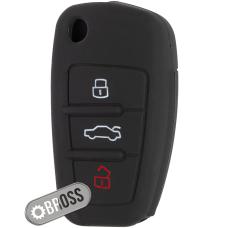 Чохол ключа на 3 кнопки Audi A3 8P , A4 B7 , A6 C6 , A8 , TT , Q7 , S6