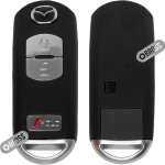 Корпус ключа на 3 кнопки Mazda CX-5, CX-7, CX-9, Mazda 2, 3, 5 ,6 ( 2 кнопки + HOLD )