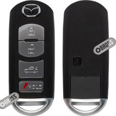 Корпус ключа на 4 кнопки Mazda CX-5, CX-7, CX-9, Mazda 2, 3, 5 ,6