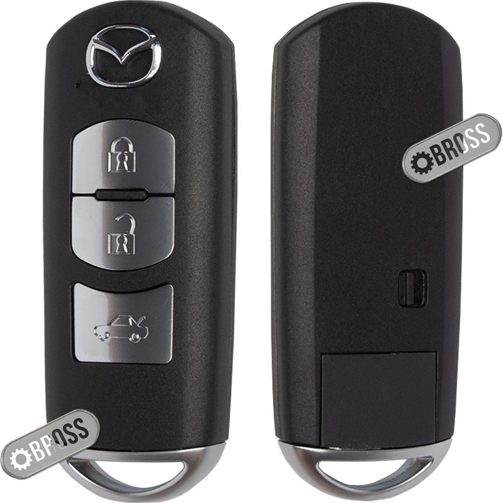 Корпус ключа на 3 кнопки Mazda CX-5, CX-7, CX-9, Mazda 2, 3, 5 ,6
