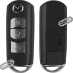 Корпус ключа на 3 кнопки Mazda CX-5, CX-7, CX-9, Mazda 2, 3, 5 ,6