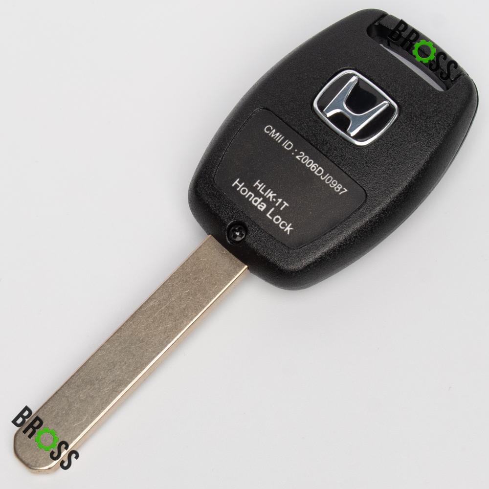 Корпус ключа на 2 кнопки Honda Accord 7, Civic, CR-V, Pilot, Odyssey (с кнопками)