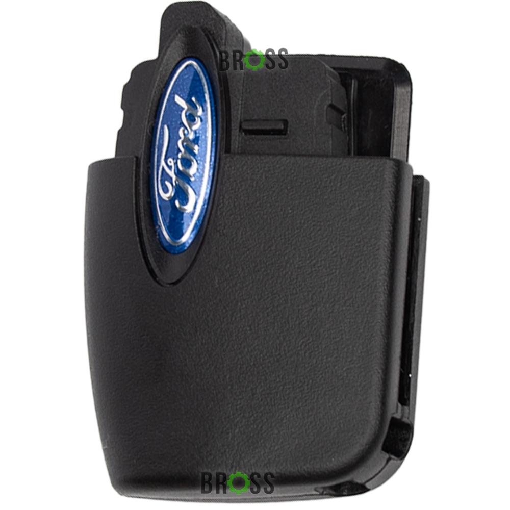 Корпус ключа Ford Focus, Mondeo, Fiesta, C MAX, Galaxy на 3 кнопки под лезвие FO21(болванка, заготовка, ключ форд фокус, мондео, фиеста)