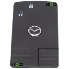 Ключ карта корпус ключа на 2 кнопки Mazda CX5, CX7, CX9, MX