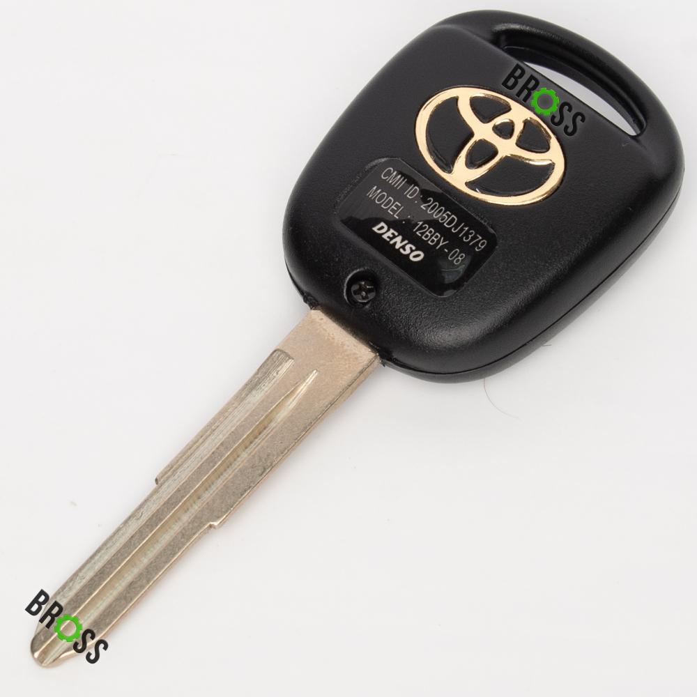 Корпус ключа на 2 кнопки Toyota Avensis , Corolla , RAV 4 , Camry 30 , Land Cruiser 100 ( J100 ) (правое лезвие TOY41)