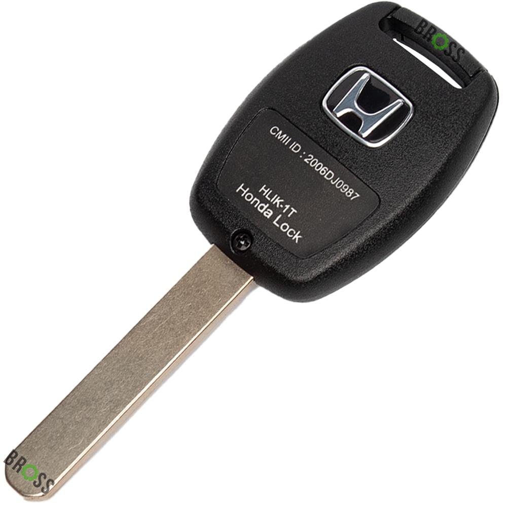 Корпус ключа на 3 кнопки Honda Accord 7, Civic, CR-V, Pilot, Odyssey (с кнопками)