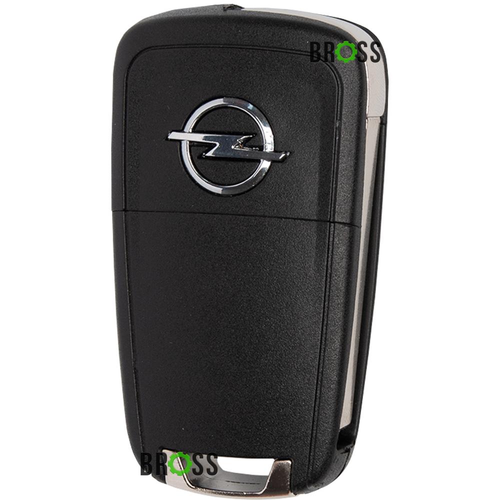 Выкидной корпус ключа на 2 кнопки Opel Corsa D , Astra H , Insignia , Vectra С , Zafira , Signum , Meriva ( без места под батарейку , лезвие HU100 )