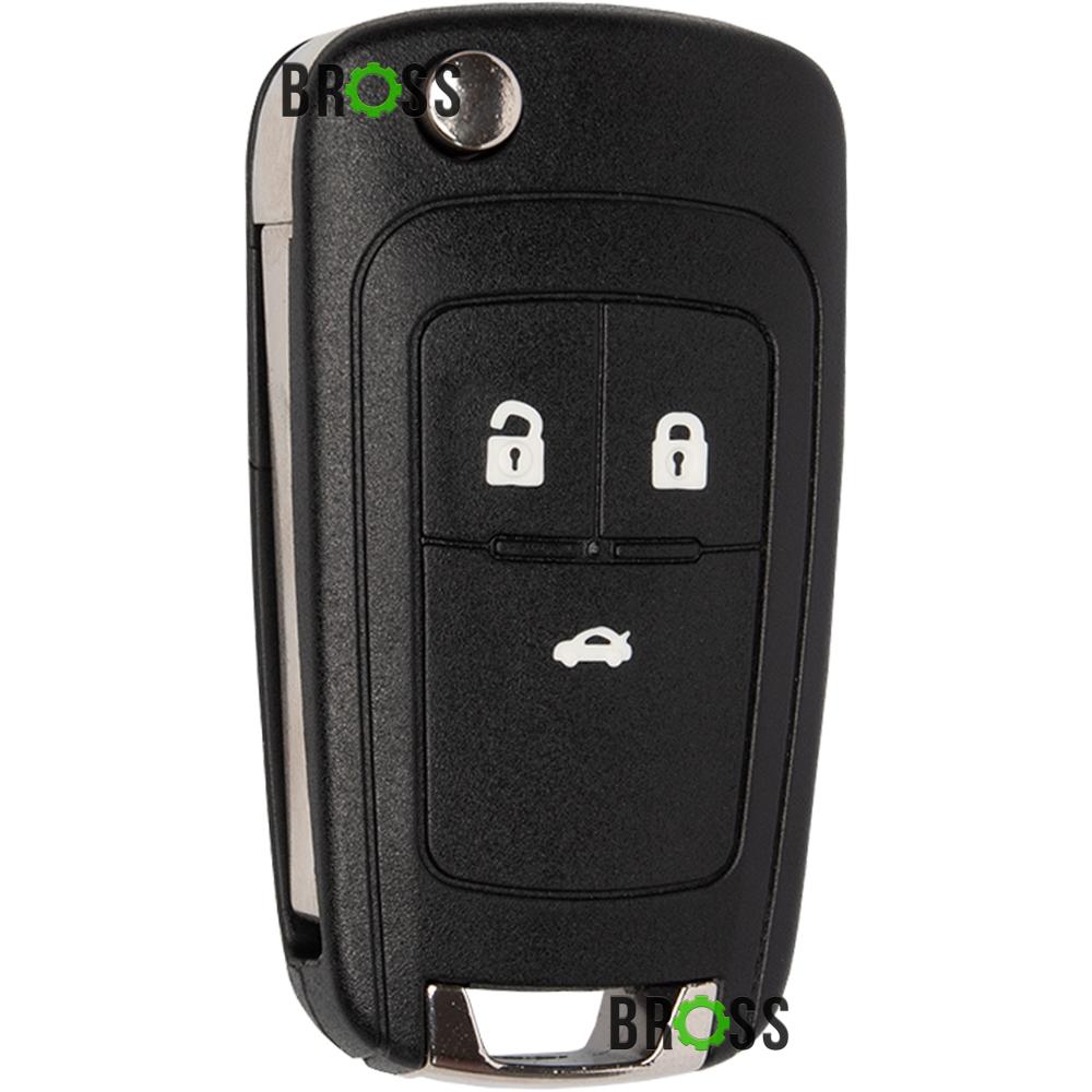 Выкидной корпус ключа на 3 кнопки Opel Corsa D , Astra H , Insignia , Vectra С , Zafira , Signum , Meriva ( без места под батарейку , лезвие HU100 )