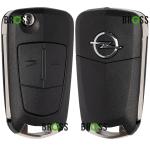 Выкидной корпус ключа на 2 кнопки Opel Corsa D , Astra H , Vectra С , Zafira , Signum , Meriva ( без места под батарейку , лезвие HU100 )