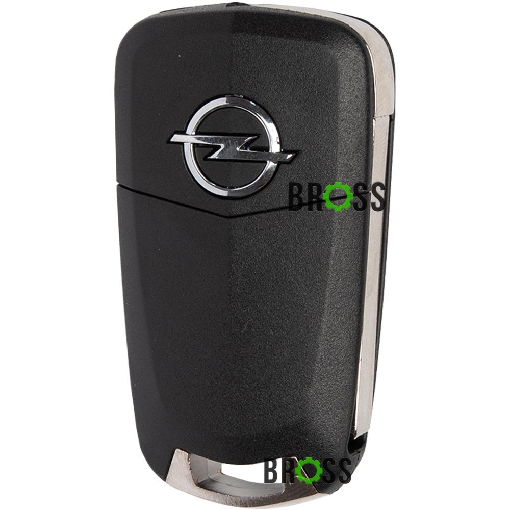 Выкидной корпус ключа на 2 кнопки Opel Corsa D , Astra H , Vectra С , Zafira , Signum , Meriva ( без места под батарейку , лезвие HU100 )