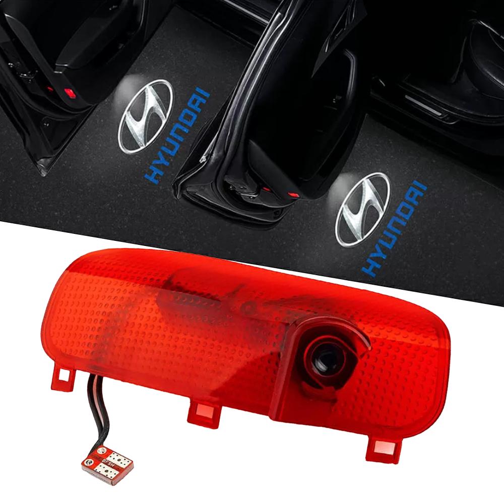 LED проекция подсветка логотипа дверей Hyundai Sonata YF 2009-2014 (комплект 2шт)