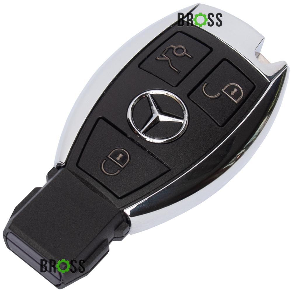 Корпус ключа на 3 кнопки Mercedes W169 W176 W245 W246 W204 W205 C216 W117 C209 C219 W218 X156 X253 W292 W211 W212 W164 W166 W221 W222 R231 R171 R172 , Sprinter , Vito , V-class ( ключ новая рыбка )