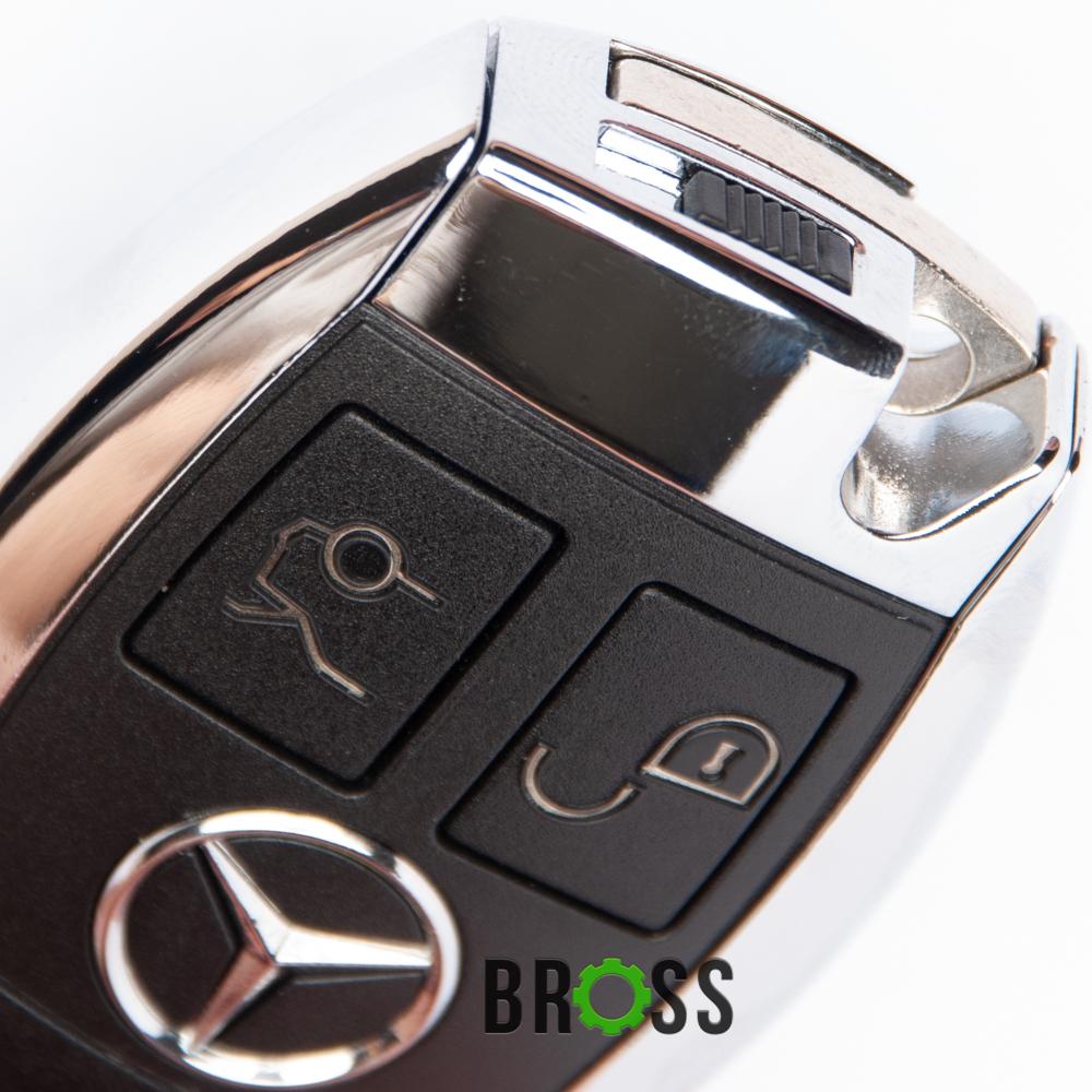 Корпус ключа на 3 кнопки Mercedes W169 W176 W245 W246 W204 W205 C216 W117 C209 C219 W218 X156 X253 W292 W211 W212 W164 W166 W221 W222 R231 R171 R172 , Sprinter , Vito , V-class ( ключ новая рыбка )