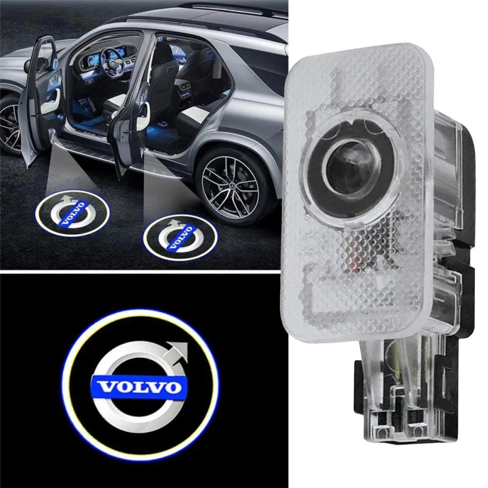Светодиодная проекция логотипа Volvo Volvo Volvo S60, S60L, S80, S80L, V40, V60, XC60, XC90 (2шт).
