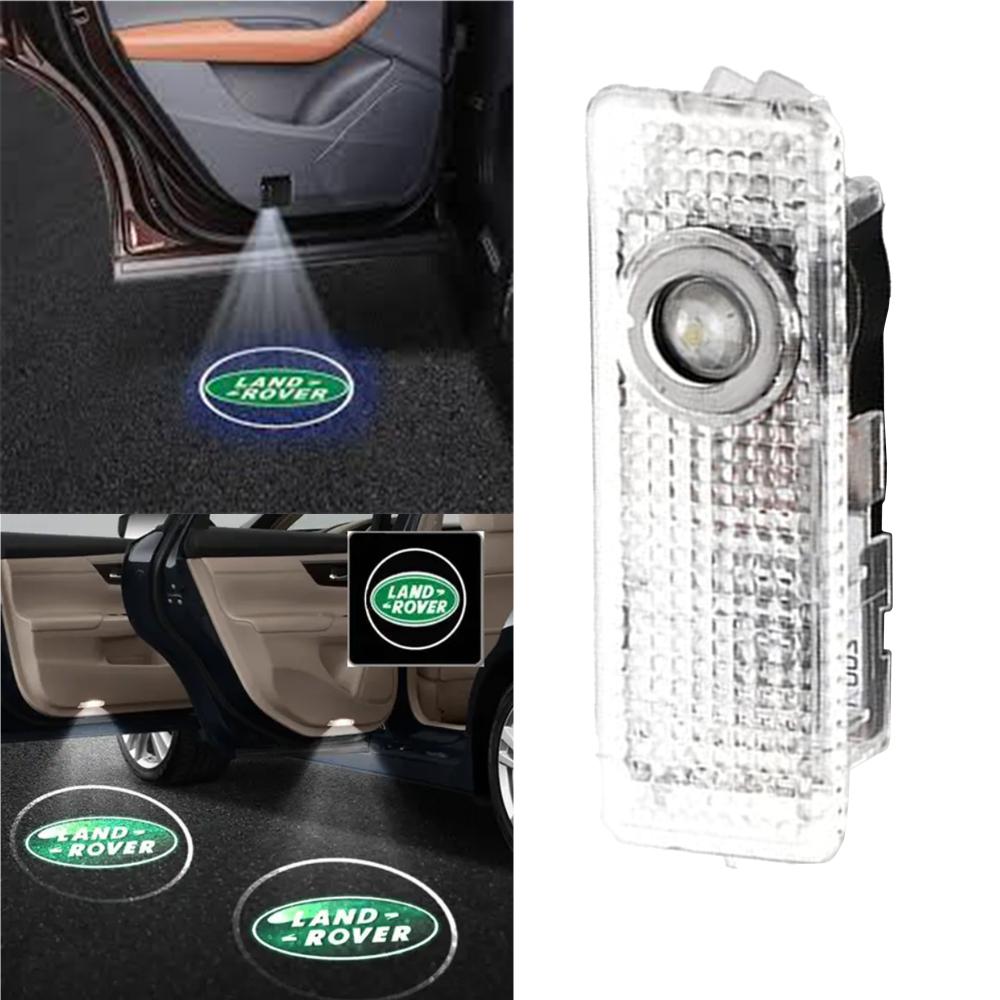 LED проекция подсветка логотипа для дверей Land Rover Range Rover, Freelander 2, Discovery (комплект 2 шт.)