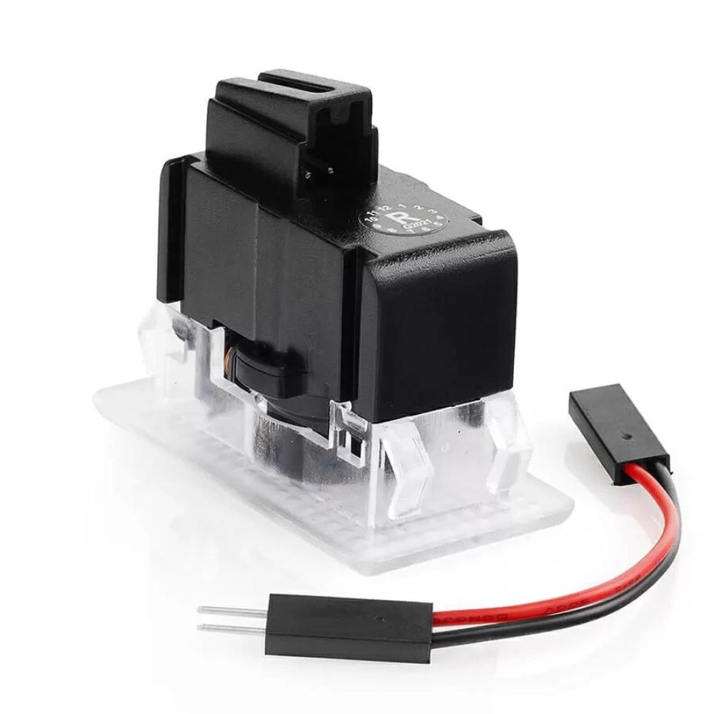 LED проекция подсветка логотипа для дверей Tesla Model S, Model X, Model 3, Model Y (комплект 2шт)