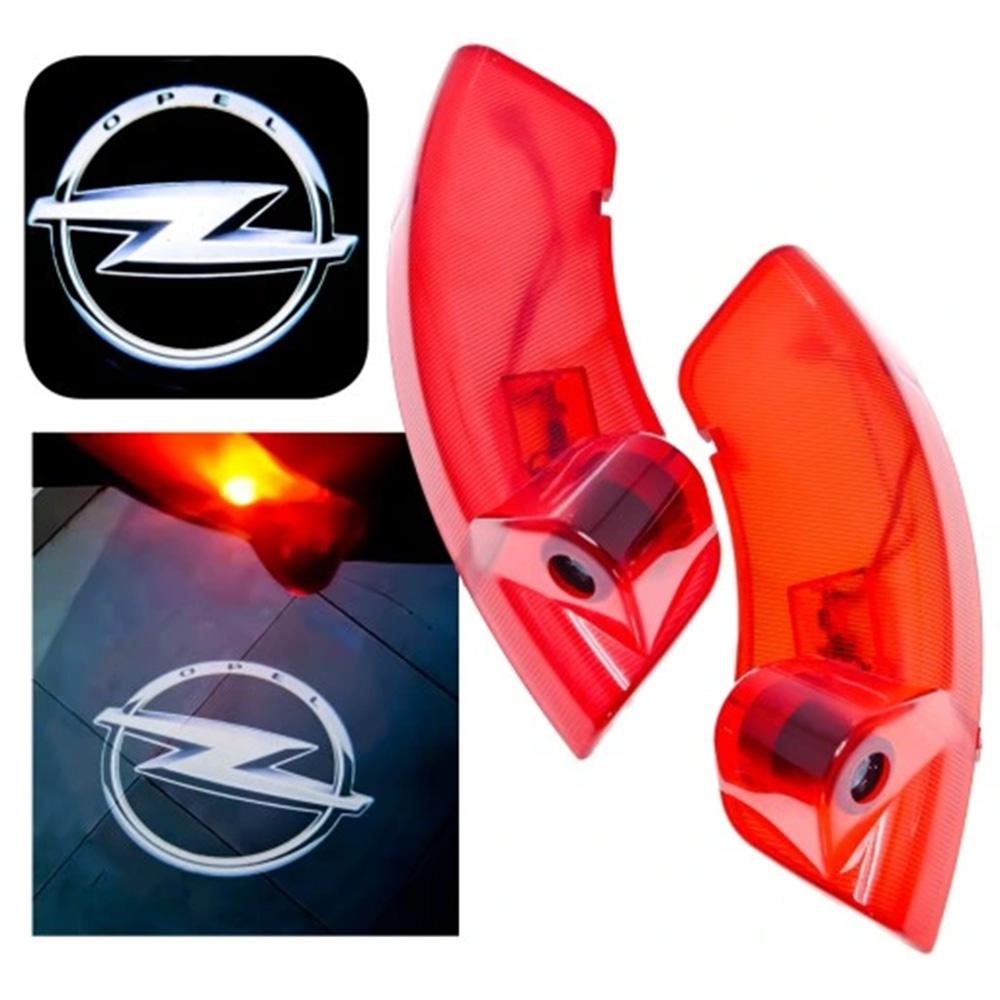 LED проекция подсветка логотипа для дверей Opel Antara 2006-2015 (комплект 2 шт.)