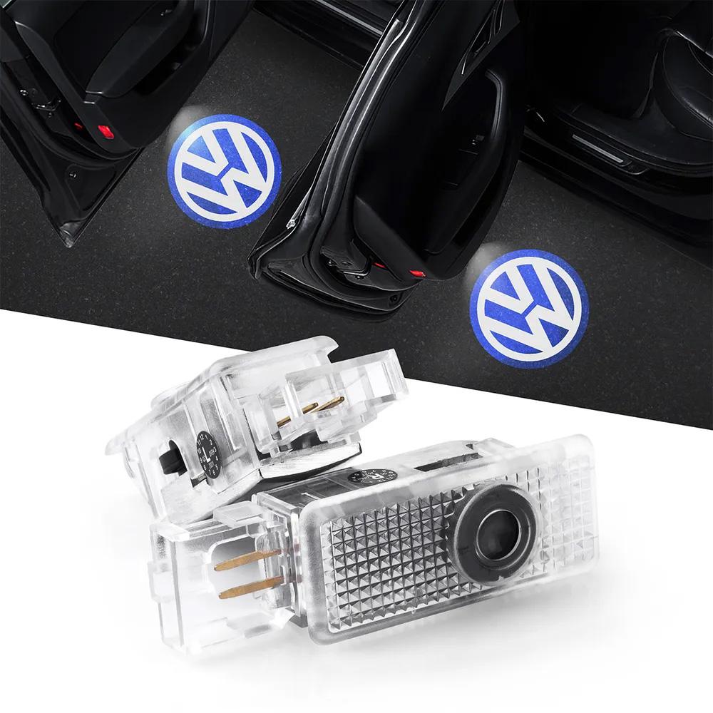 Светодиодная проекция логотипа для автомобиля Volkswagen Touareg, Passat, Phaeton.  2000-2010