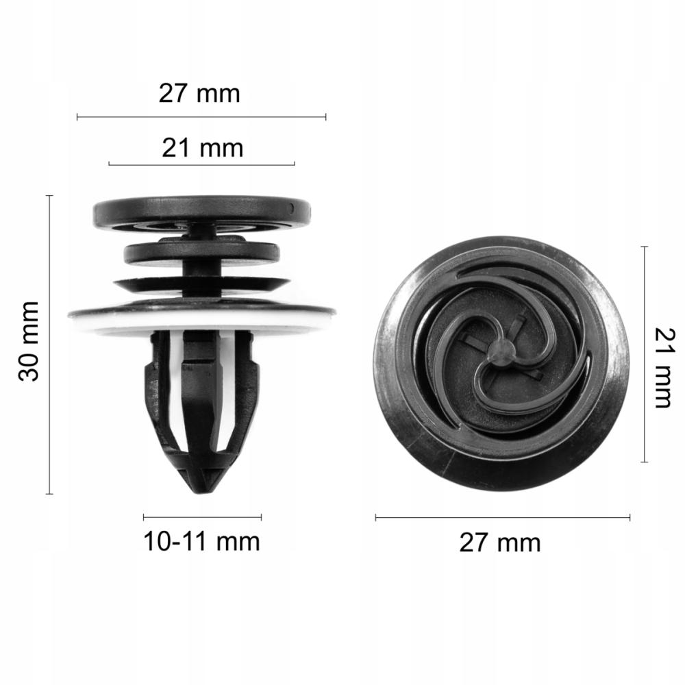 Клипса крепления обшивки карты двери Audi A3, A4 (B6 B7), A6, S4, RS4 8E0868243