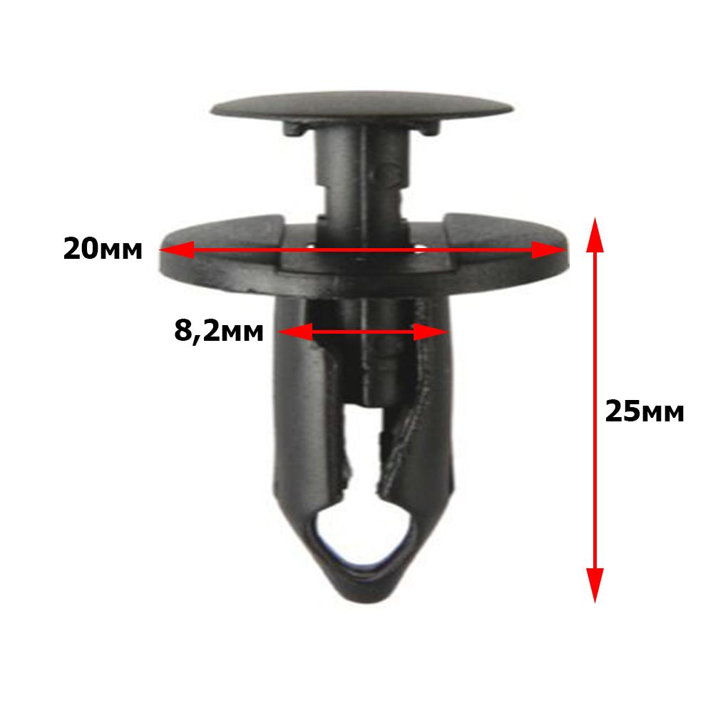 Крепление подкрылка Volkswagen , Audi , Seat 8E0825267 , 7701049271 ( клипсы колесных арок )