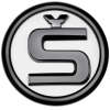 Эмблема логотип шильдик значок крышки багажника Skoda Octavia Tour A5 A7 , Fabia , Rapid , Superb , Yeti (белая маленькая 79мм ) дизайн S, 5JD853621A